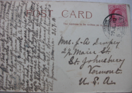 Vintage Post Card of “The Lake, Naini Tal”. #7348, post marked July 22, 1910 5:3 - £79.12 GBP