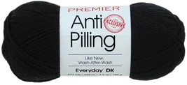 Premier Yarns Anti-Pilling Everyday DK Solids Yarn-Black - £10.97 GBP
