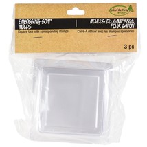 Life Of The Party Soap Embossing Molds 2.5&quot;X2.5&quot; 3/Pkg-Square 61505 - €13,14 EUR