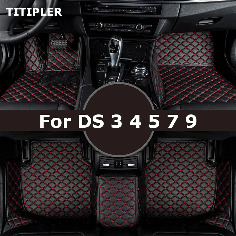 Titipler Custom Car Floor Mats For Citroen Ds DS3 DS4 DS5 DS7 DS9 Foot - £63.89 GBP
