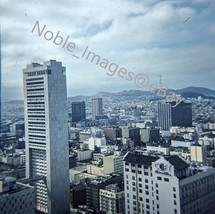 1978 Aerial View City Skyline Hilton Clift San Francisco Ektachrome 35mm Slide - £4.30 GBP