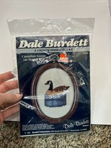 Vintage 1985 Dale Burdett A Country Cross Stitch Kit Canadian goose Fram... - $10.98