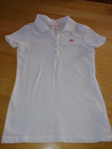 Aeropostale Ladies Ss White Stretch Polo SHIRT-S-COTTON/SPAND.-BARELY WORN-CUTE - £7.53 GBP