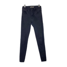 Levi&#39;s 720 Women&#39;s size 26 High Rise Super Skinny Stretch Denim Jeans Black  - £21.23 GBP