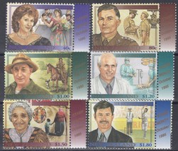 ZAYIX New Zealand 1314-1319 MNH Famous People N.Z. Science Literature Arts - £5.58 GBP