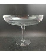 Rare! Orrefors Sweden &quot;Intermezzo&quot; Compote, Clear Crystal, 9.25” X 7&quot; OBO - $99.00