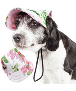 Pet Life &#39;Botanic Bark&#39; UV Protectant Adjustable Fashion Pet Dog Hat Cap - £10.86 GBP