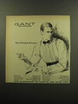 1959 Gant Shirts Ad - The pleated formal - £14.73 GBP