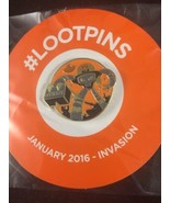 Loot Crate Loot Pin January 2016 Invasion new - $4.88