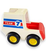 Vintage 1989 My First Tonka Team 7 Truck #575 Red &amp; White Bandai Hauler ... - $9.99