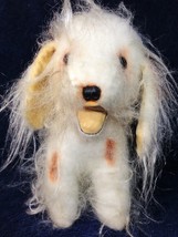 Dakin Shih Tzu Plush RARE White Tan Wire Hair Terrier Puppy Dog 12&quot; Vintage - £59.76 GBP