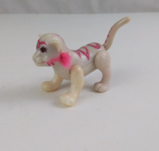 Vintage 1996 Tonka Corp White Pink Tiger McDonald&#39;s Toy - $4.84