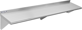 Hally Stainless Steel Shelf 12 X 60 Inches 315 Lb, NSF Commercial Wall Mount Fl - £130.08 GBP