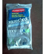 RUBBERMAID HOOVER MICRO CHECK VACUUM BAGS TYPE A 4 BAGS - $361.13 MXN