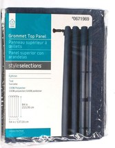 1 Count Home Style Selections 0671969 Ephron Teal 54" X 84" Grommet Top Panel - $27.99