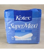 Vintage Kotex Super Maxi Pads 1994 Thick 24 Pads Prop Advertising New NOS - €105,99 EUR