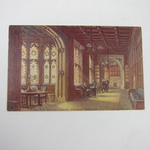 Postcard London England Aye Division Lobby House of Commons Tuck Oilette Antique - £7.91 GBP