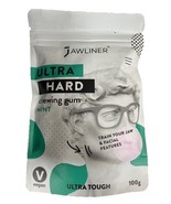 JAWLINER Facial Fitness Ultra Tough MINT Chewing Gum 100g 2 Month Supply - $27.08 CAD