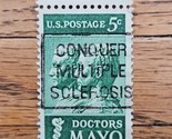 US Stamp Doctors Mayo 5c Used Green &quot;Conquer Multiple Sclerosis&quot; - $2.84