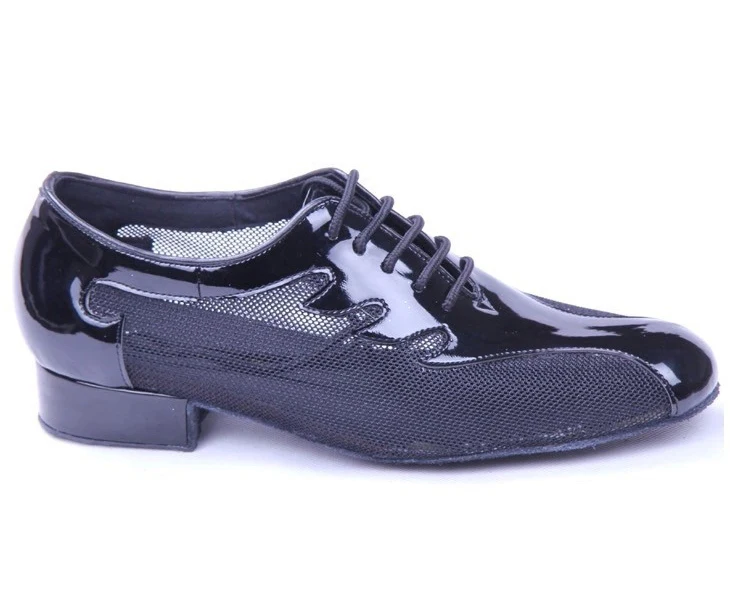 DILEECHI new arrival adult men&#39;s modern dance shoes black leather Latin dance sh - £159.17 GBP