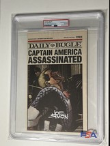 Rare Joe Simon Signed Daily Bugle ~Death of Captain America/Assassinated Promo - £319.73 GBP