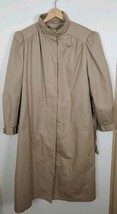 Vintage Grand Tier Khaki Trench Rain Coat Size 14 Insulated  Trenchcoat ... - $24.18