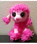Ty Beanie Boos Patsy the Pink Poodle Big Pink Sparkle Eyes NEW - $223.71 MXN