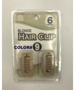 NO SEWING OR GLUE NEEDED BLONDE SNAP ON CLIPS FOR HAIR EXTENSION 6 CLIPS... - $93.49 MXN