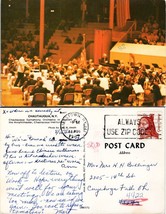 New York Chautauqua Symphony Orchestra Concert Music Posted 1967 VTG Postcard - £7.39 GBP