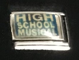 High School Musical Italian Charm Enamel Link 9MM Broadway - £10.69 GBP