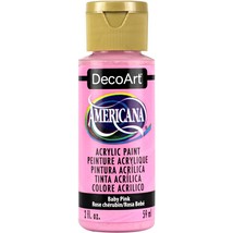 DecoArt Americana Acrylic Paint 2oz - Baby Pink - Opaque - £13.29 GBP