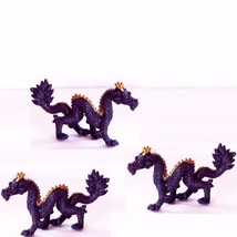 Purple Dragon 3 Toy Game Pieces Micro-mini Doll House Shoppe Miniature - £3.59 GBP
