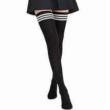 Thigh High Socks for Women, Extra Long Over The Knee Socks, Plus  - £11.17 GBP