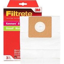 3M Filtrete Ken Style B Bissell OptiClean Momentum Easy Vac MicroAllergen Bags - £11.70 GBP