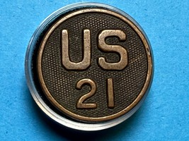 CIRCA 1910-1937, U.S. 21st REGIMENT, COLLAR DISK, TYPE I, ENLISTED, U.S.... - €12,96 EUR