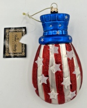 2007 The Robert Stanley Collection &quot;Yankee Doodle&quot; Glass Ornament New SKU U183 - £11.79 GBP