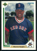 1991 Upper Deck #5 Maurice Vaughn Boston Red Sox Star Rookie - £1.17 GBP