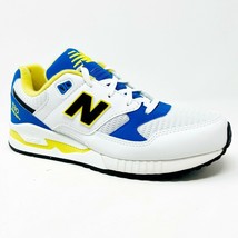 New Balance 530 Lifestyle 90s Running White Blue Yellow Mens Size 8 M530WBY - £63.76 GBP