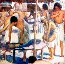 Israelis Working For Egyptians 1900 Color Plate Victorian Religious Art ... - $29.99