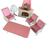 Vintage Jean of West Germany Dolls House Furniture Living Room / Study Set - £29.65 GBP