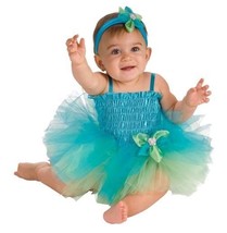 AdOrAbLe Baby Girl Ballerina Tutu Complete Costume Aqua or Purple 6-9M R... - £20.08 GBP