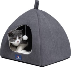 Cat Bed Cat Cave House Foldable Comfortable Cat Tent House for Small Medium - £22.85 GBP