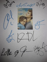 The Fault in Our Stars Signed Script Screenplay X10 Autograph Shailene Woodley A - £16.07 GBP