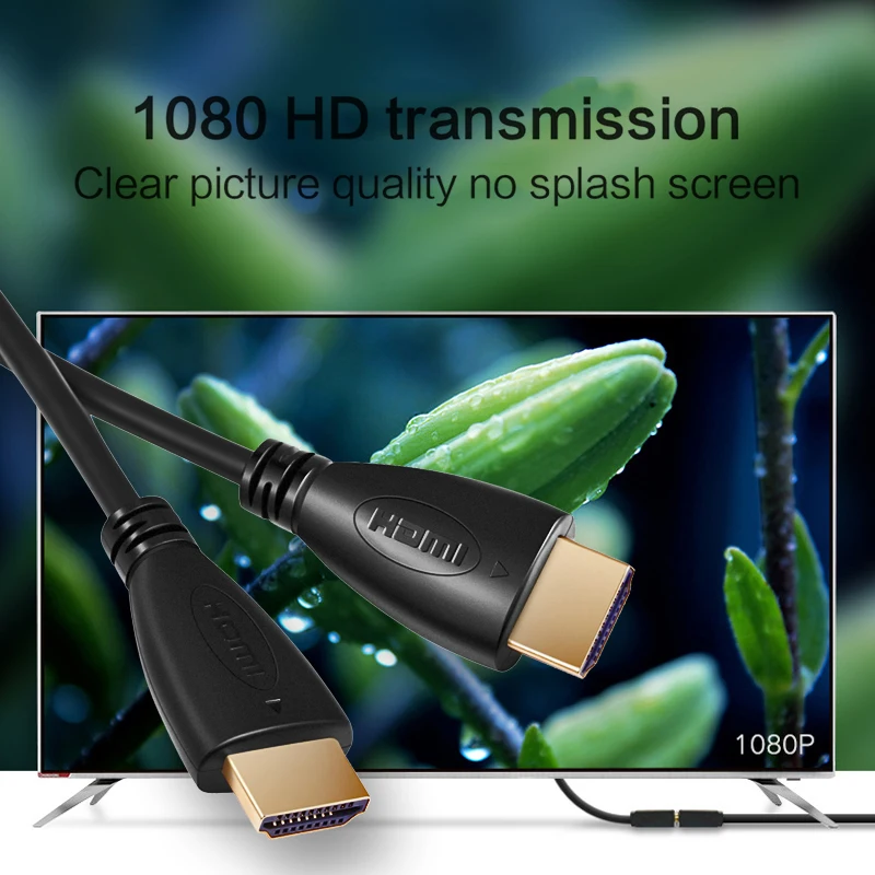 House Home AIXXCO 0.5M 1.5M 1M 2M  5M 10M 15M Gold Plated HDMI Cable 1.4 1080p 3 - £19.75 GBP