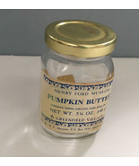 Vintage empty Henry Ford museum glass pumpkin butter jar greenfield village - €17,15 EUR