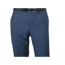 Men's Suit by Giorgio Cosani Textured Wool/Cashmere Blend 901-19 Blue 52 Long image 6