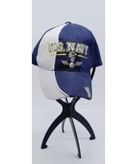U.S NAVY BLUE HAT CAP 3D NAVY ON FRONT U.S NAVY EMBROIDERED ON BILL AND ... - £9.59 GBP