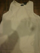 Kohl&#39;s SO Girl&#39;s White Tank Top Size XL / 16 with Built in Bra Brand New with Ta - £7.84 GBP