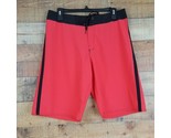 Hang Ten Board Shorts Mens Size 32 Red TG3 - $10.39