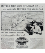 1933 Pennsylvania Oil City Motor Oil Advertisement Automobilia Supply F18B1 - €25,72 EUR